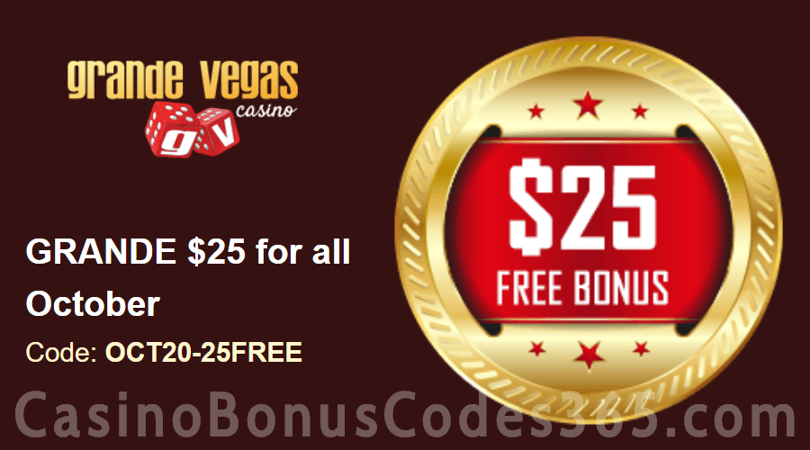 Bonus Code Grande Vegas Casino